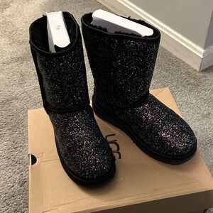 UGG Black Sparkle Boots